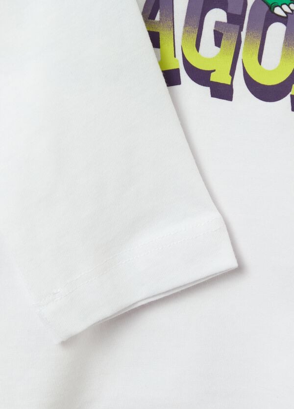 Ovs Bipack T-shirt Maniche Lunghe In Cotone Con Stampa