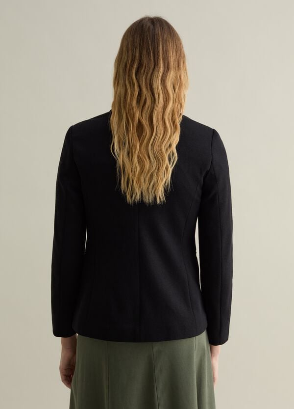 Ovs Blazer Doppiopetto In Maglia Con Bottoni Dorati