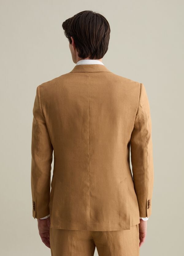 Ovs Blazer Monopetto Regular Fit In Lino Contemporary