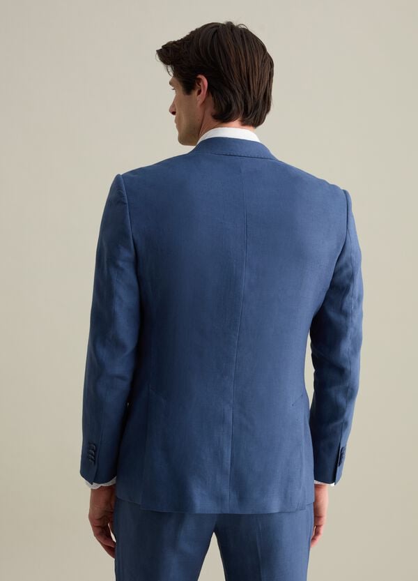Ovs Blazer Monopetto Regular Fit In Lino Contemporary