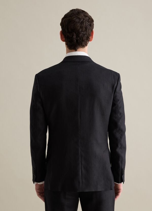 Ovs Blazer Monopetto Regular Fit In Lino Contemporary