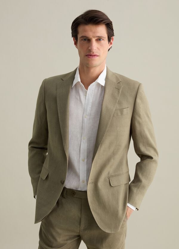 Ovs Blazer monopetto regular fit in lino Contemporary