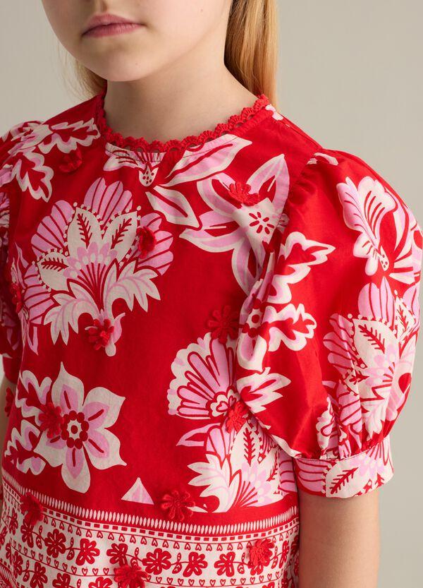 Ovs Blusa In Fantasia Floreale Con Dettagli Sangallo