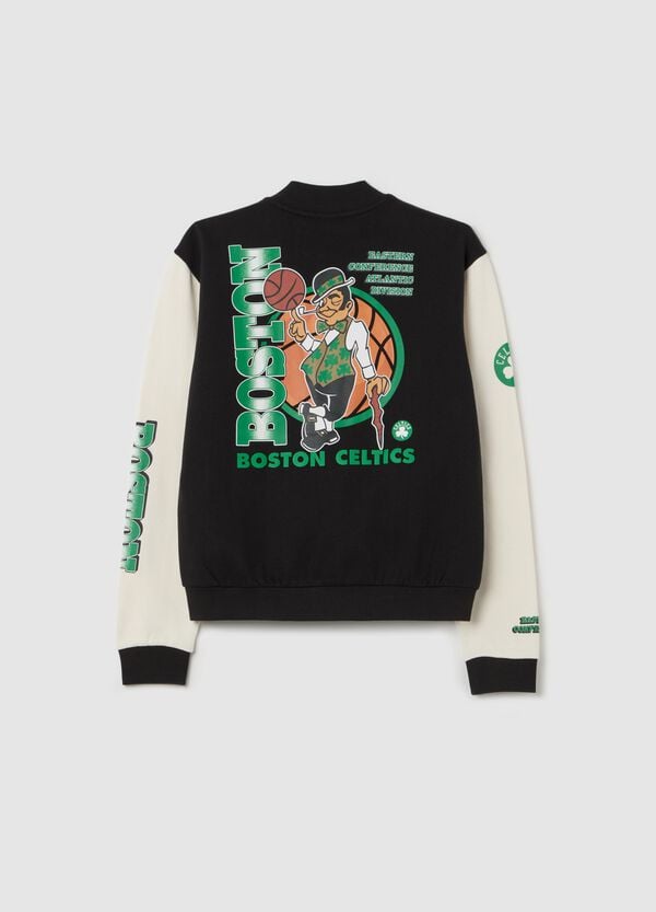 Ovs Bomber Varsity Patch E Stampa NBA Boston Celtics