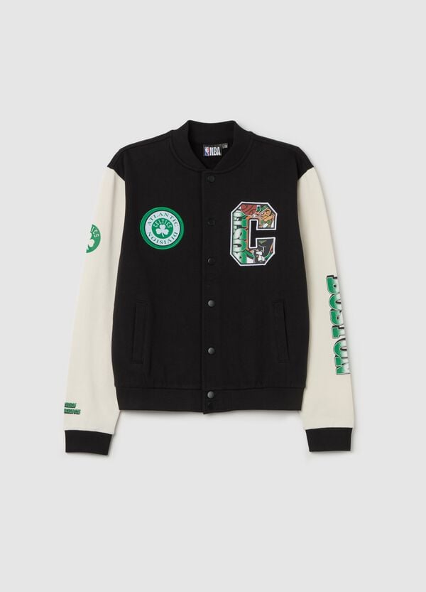 Ovs Bomber varsity patch e stampa NBA Boston Celtics