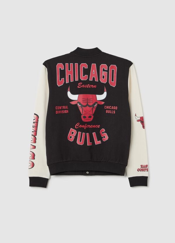Ovs Bomber Varsity Patch E Stampa NBA Chicago Bulls