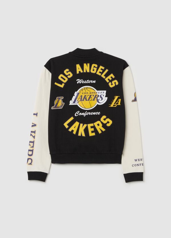 Ovs Bomber Varsity Patch E Stampa NBA Los Angeles Lakers