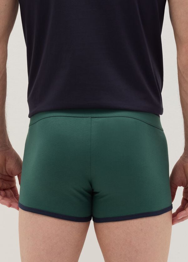 Ovs Boxer In Cotone Stretch Con Dettagli A Contrasto