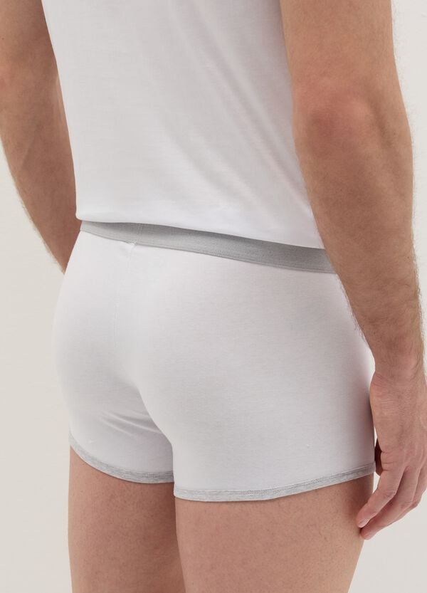 Ovs Boxer In Cotone Stretch Con Dettagli A Contrasto