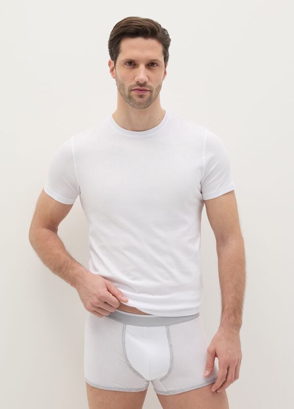 Ovs Boxer in cotone stretch con dettagli a contrasto