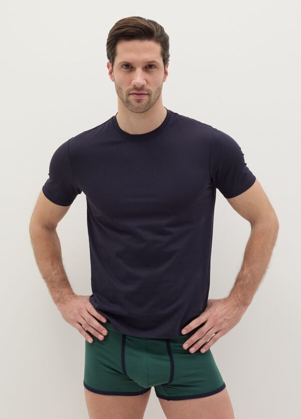 Ovs Boxer in cotone stretch con dettagli a contrasto