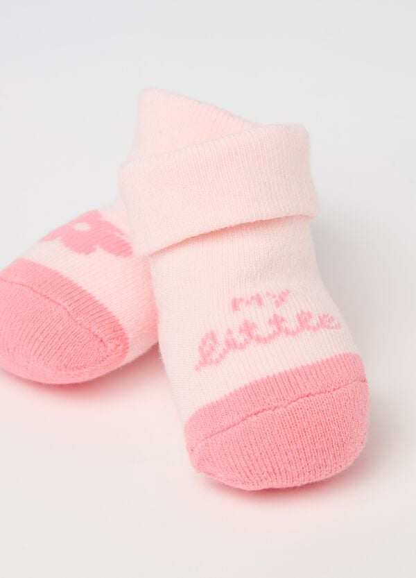Ovs Calze In Maglia Con Disegno Fiorellino "My Little"