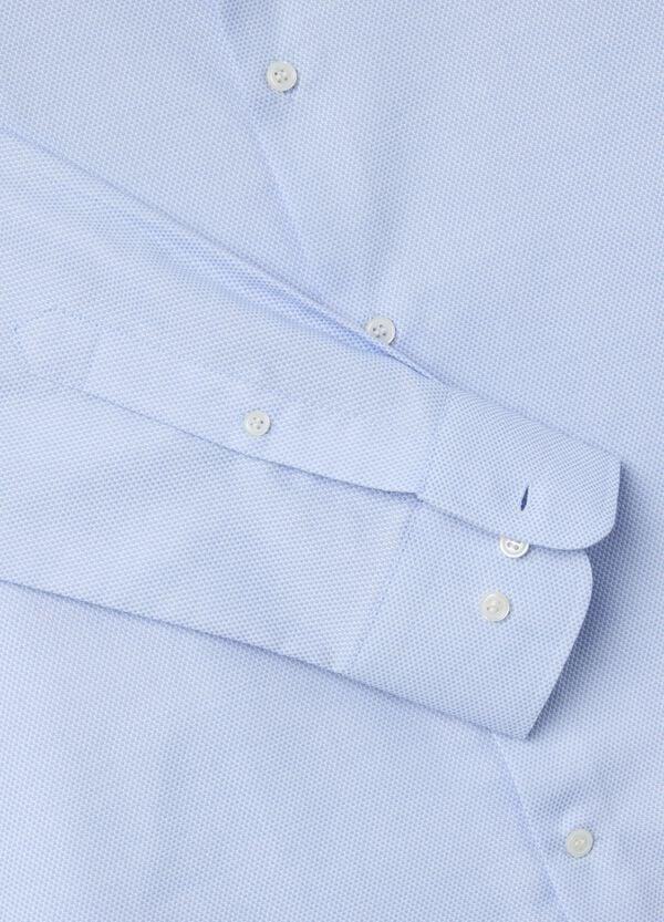 Ovs Camicia In Cotone Stiro Facile Trama Micro Pois