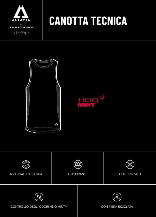 Ovs Canotta Tecnica Sportiva ALTAVIA WITH DEBORAH COMPAGNONI