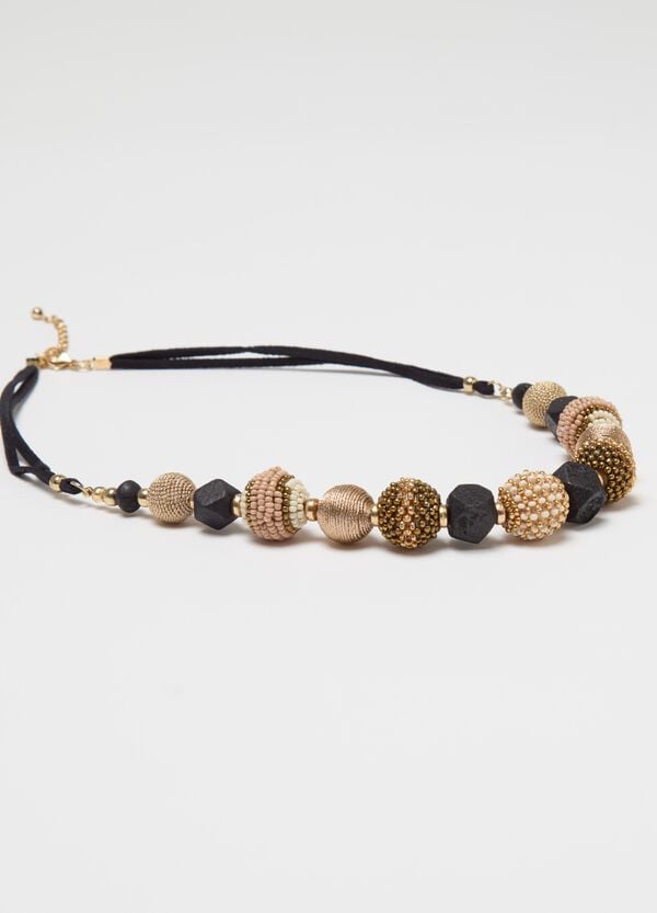 Ovs Collana Girocollo Con Elementi A Sfera E Perline