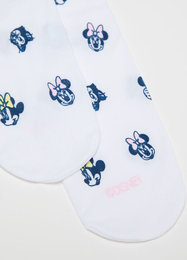 Ovs Collant In Microfibra Con Stampa Minnie E Figaro
