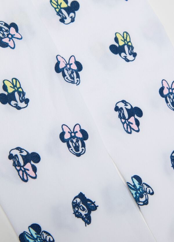 Ovs Collant In Microfibra Con Stampa Minnie E Figaro