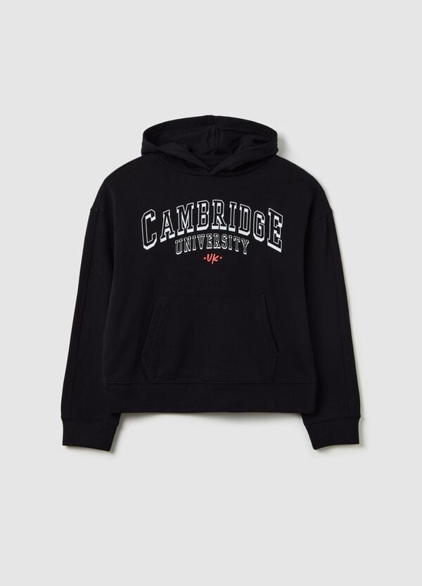 Ovs Felpa Con Cappuccio E Stampa "Cambridge University"