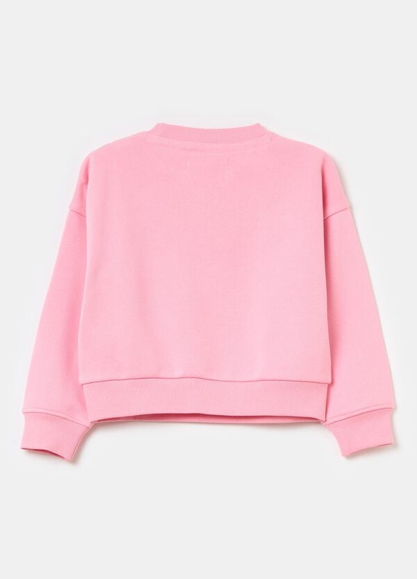 Ovs Felpa In French Terry Con Applicazione Fiorellini