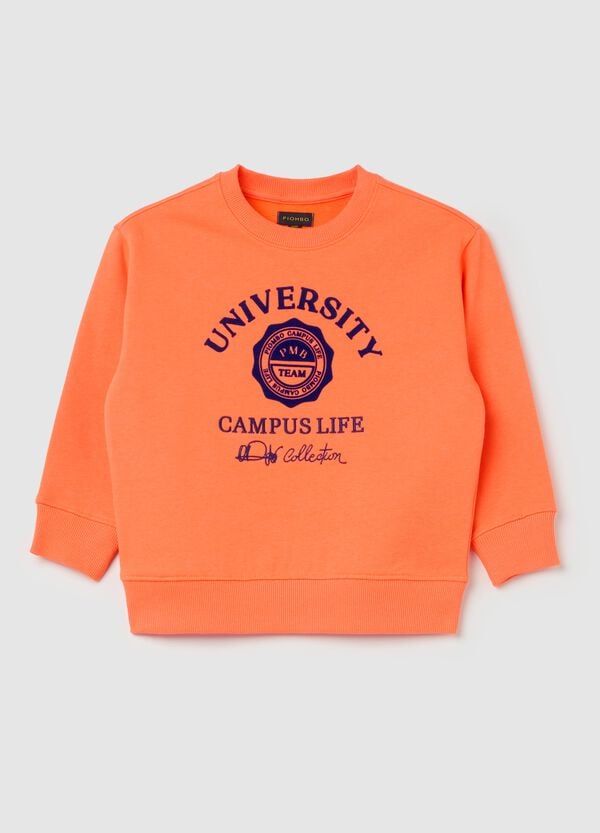 Ovs Felpa In French Terry Con Stampa Motivo College