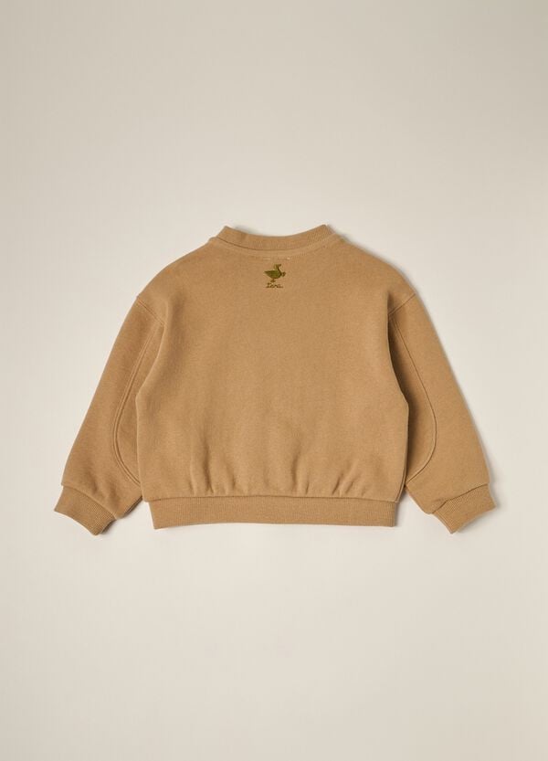 Ovs Felpa In French Terry Di Puro Cotone IANA Neonato