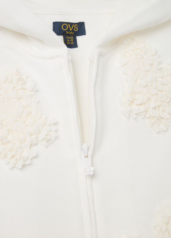Ovs Full-zip Con Cappuccio E Applicazione Farfalle In Tulle