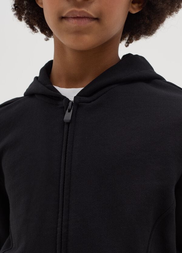 Ovs Full-zip Essential In French Terry Con Cappuccio