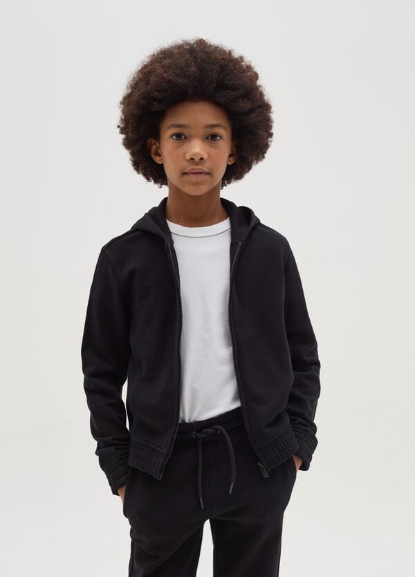 Ovs Full-zip Essential in French Terry con cappuccio