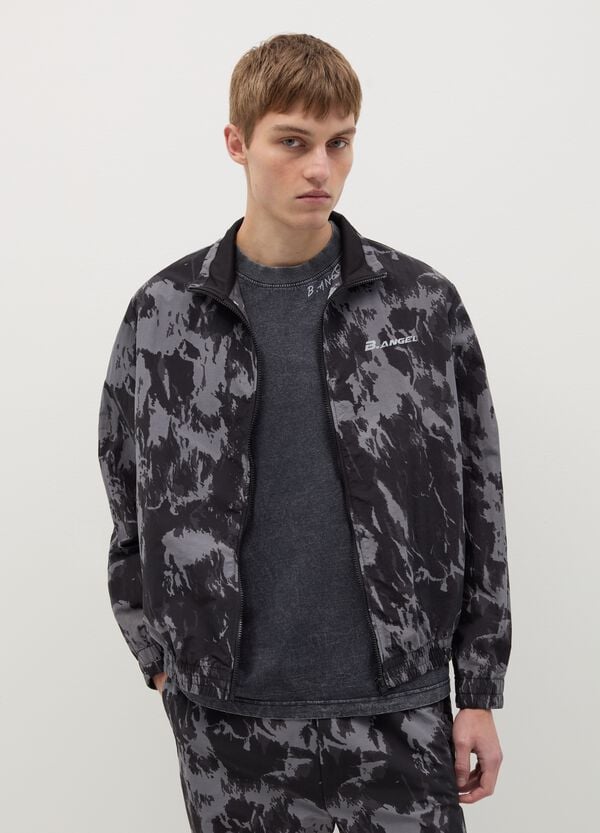 Ovs Full-zip Tie Dye con stampa B.ANGEL X MARE FUORI