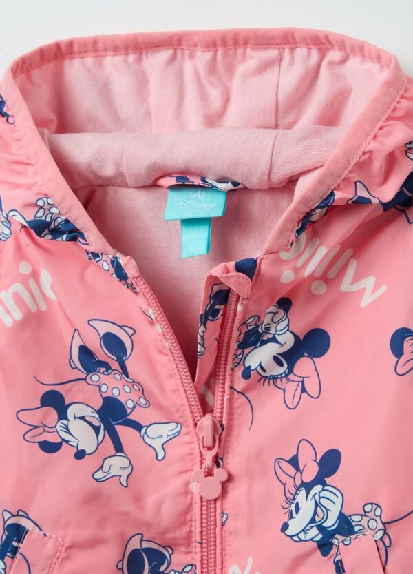 Ovs Giacca Impermeabile Con Cappuccio Stampa Minnie