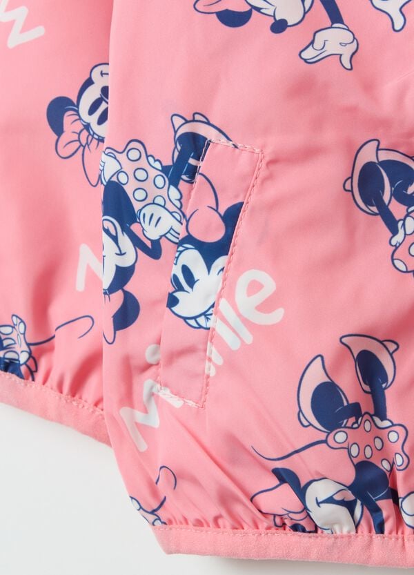 Ovs Giacca Impermeabile Con Cappuccio Stampa Minnie