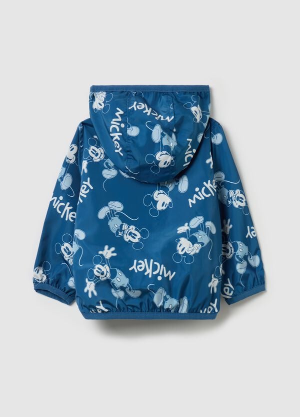 Ovs Giacca Impermeabile Con Cappuccio Stampa Topolino