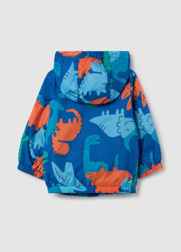 Ovs Giacca Leggera Con Cappuccio E Stampa Dinosauri