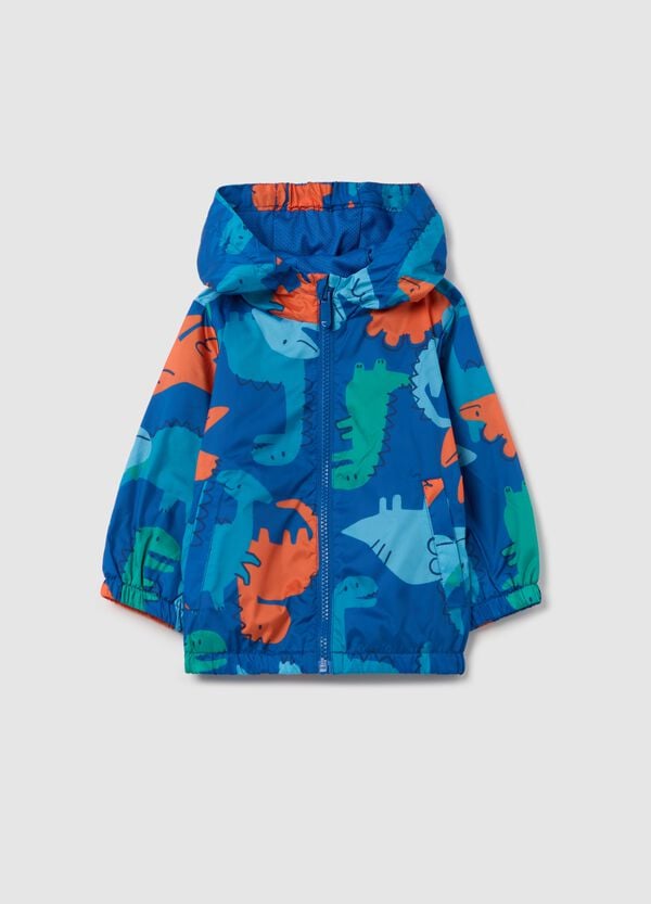 Ovs Giacca leggera con cappuccio e stampa dinosauri