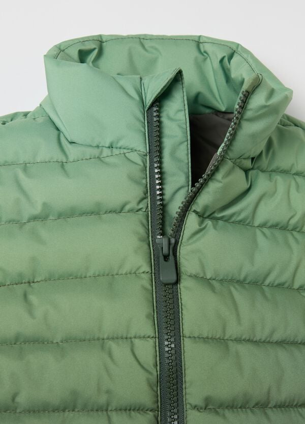 Ovs Gilet Full-zip Idrorepellente In Fantasia Dip Dye
