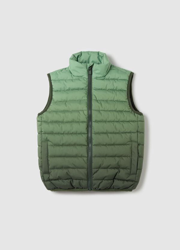Ovs Gilet full-zip idrorepellente in fantasia Dip Dye