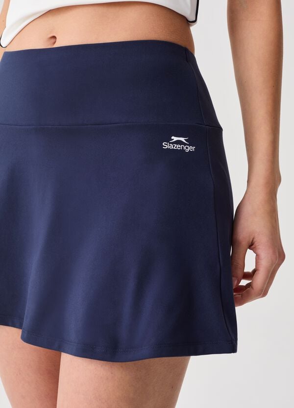 Ovs Gonna Sportiva Blu In Tessuto Elasticizzato SLAZENGER