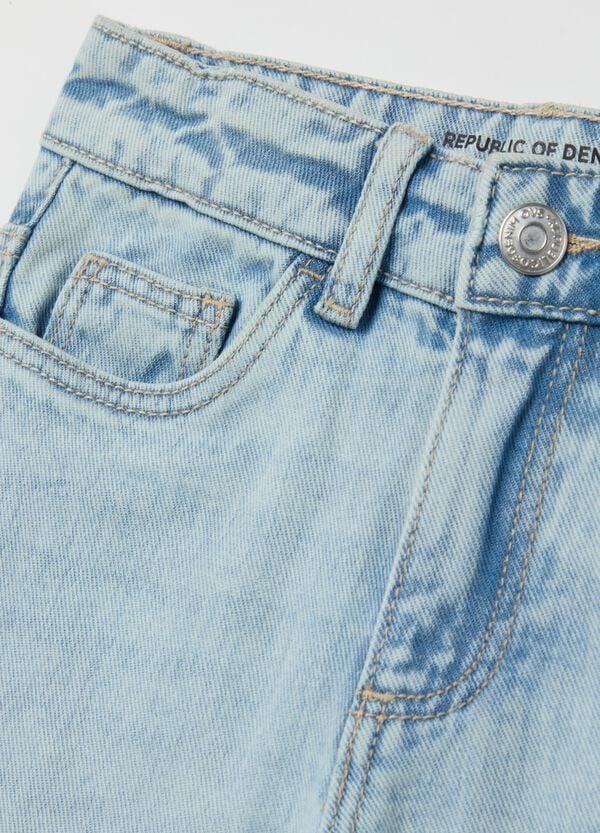 Ovs Jeans Flare Fit Cinque Tasche Con Ricamo Farfalle