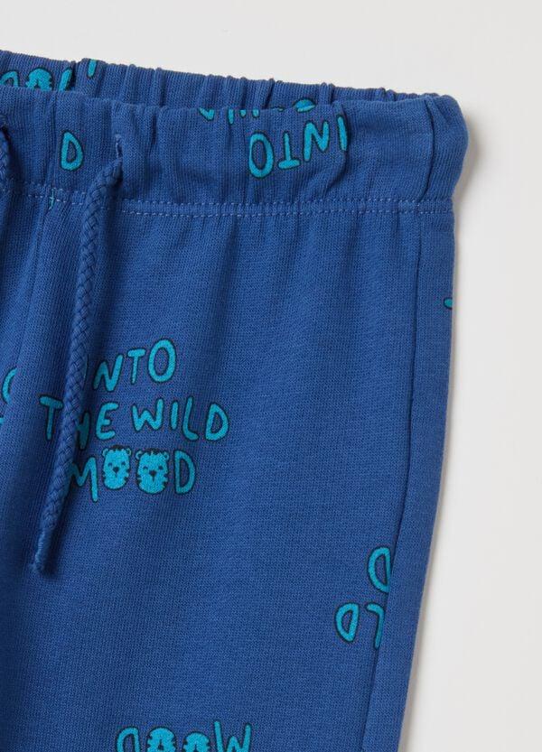 Ovs Joggers Con Profili Elasticati Stampa "Into The Wild Mood"