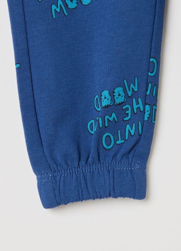 Ovs Joggers Con Profili Elasticati Stampa "Into The Wild Mood"