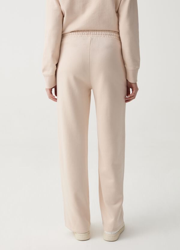 Ovs Joggers Essential Straight Fit In Felpa Con Coulisse