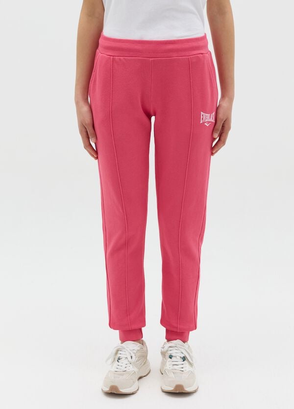Ovs Joggers Fuxia Con Profili Elasticati E Stampa Logo