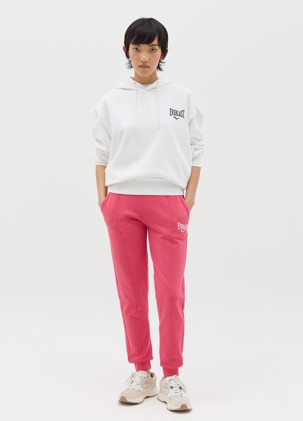 Ovs Joggers fuxia con profili elasticati e stampa logo