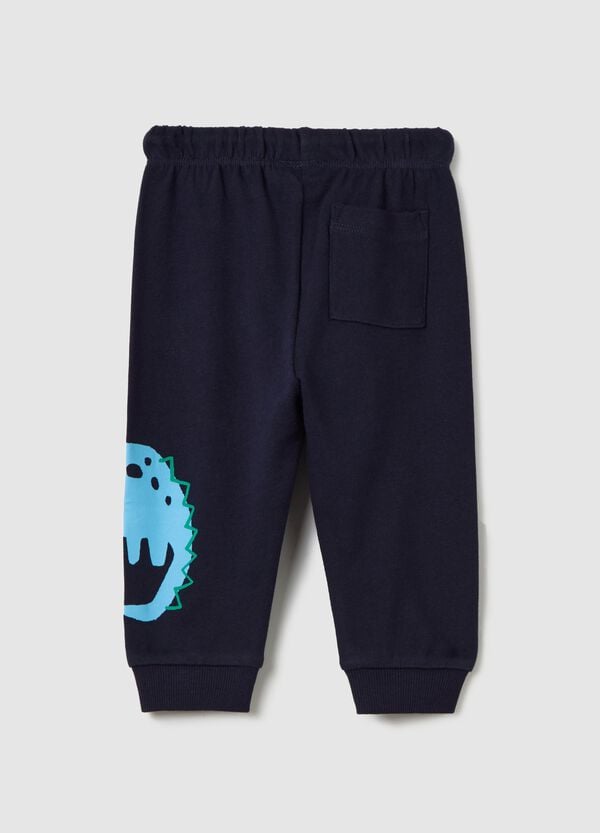 Ovs Joggers In Cotone Con Coulisse E Stampa "Hello DUDE"