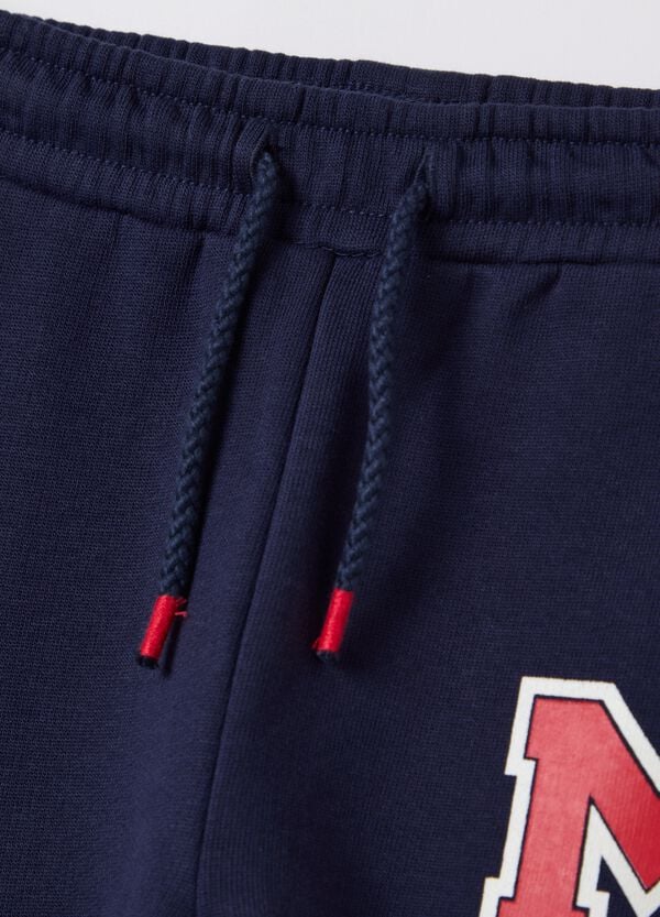 Ovs Joggers In Cotone Con Coulisse E Stampa Topolino