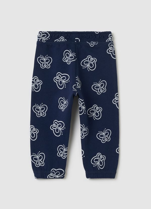 Ovs Joggers In Cotone Con Profili Elasticati E Stampa