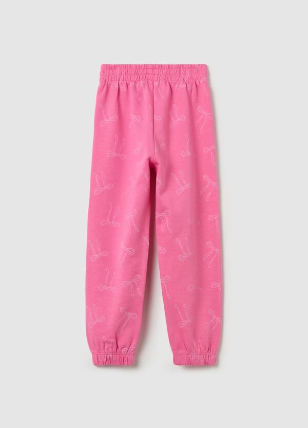 Ovs Joggers In Cotone Con Profili Elasticati E Stampa