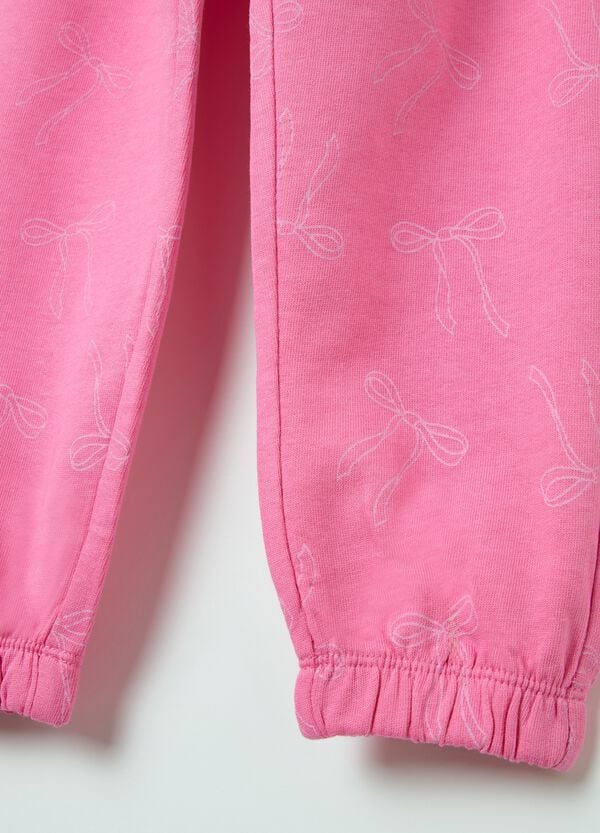 Ovs Joggers In Cotone Con Profili Elasticati E Stampa