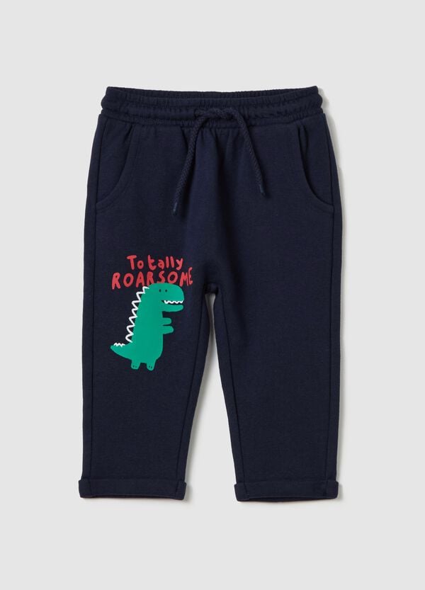 Ovs Joggers in French Terry stampa "Totally ROARSOME"