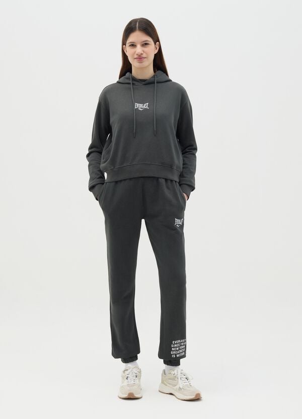 Ovs Joggers neri con profili elasticati e stampa logo